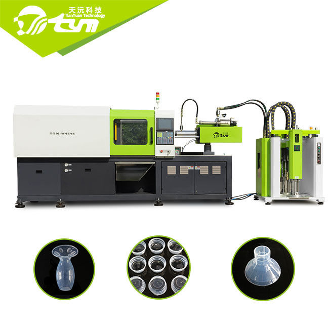 Digital Control High Accuracy Silicone Injection Molding Machine Openning Clamping Force 130T